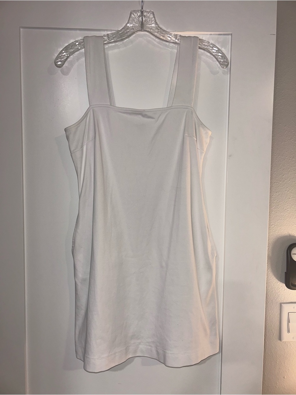 Old Navy Small Women’s White Square-Neck Tank Dress
